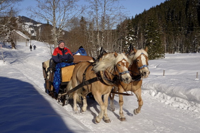 Schlittenfahrt ins Ostertal